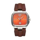 Joshua & Sons Men's Leather Watch, Brown
