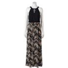 Juniors' Trixxi Chevron Cross Front Maxi Dress, Teens, Size: Large, Oxford