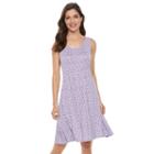 Women's Croft & Barrow&reg; Pintuck Fit & Flare Dress, Size: Small, Lt Purple