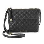 Utiliti Quilted Double Entry Crossbody Bag, Women's, Black