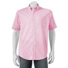 Big & Tall Croft & Barrow&reg; True Comfort Classic-fit Stretch Button-down Shirt, Men's, Size: L Tall, Med Pink