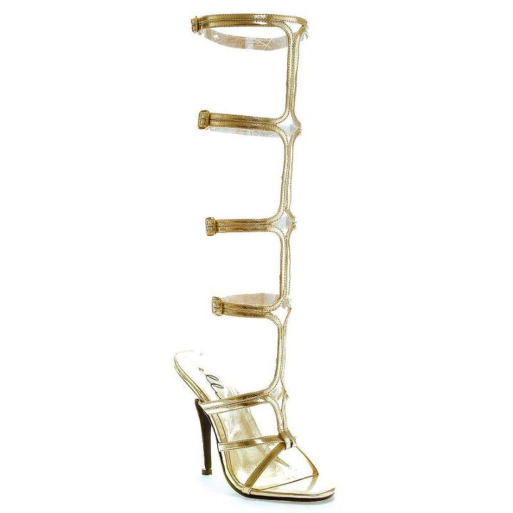 Strappy Costume Shoes - Adult, Size: 8, Brown