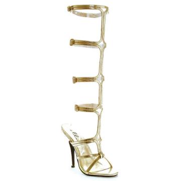 Strappy Costume Shoes - Adult, Size: 8, Brown