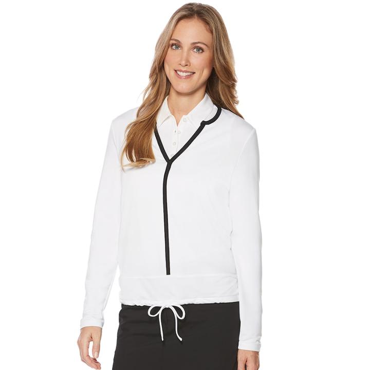 Women's Grand Slam Performance Drawcord Golf Jacket, Size: Large, White