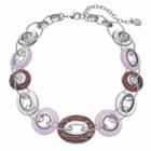 Dana Buchman Oval & Circle Link Chunky Necklace, Women's, Purple