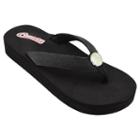 Women's Appalachian State Mountaineers Venice Beach Flip-flops, Size: 10, Black