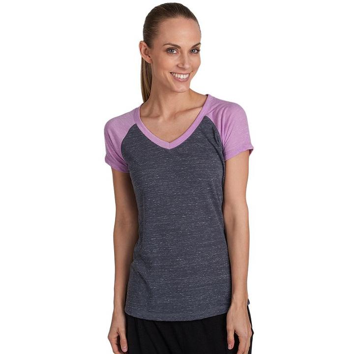 Women's Jockey Sport Center Court Tee, Size: Large, Purple Oth