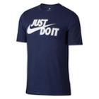 Men's Nike Just Do It Tee, Size: Large, Brt Blue