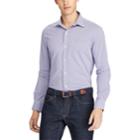 Men's Chaps Classic-fit Gingham Stretch Easy-care Woven Button-down Shirt, Size: Xxl, Purple