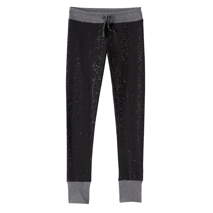Girls 7-16 So&reg; Contrast Cuff Leggings, Size: 14, Black