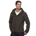 Men's Levi's Hooded Rain Jacket, Size: Small, Med Green