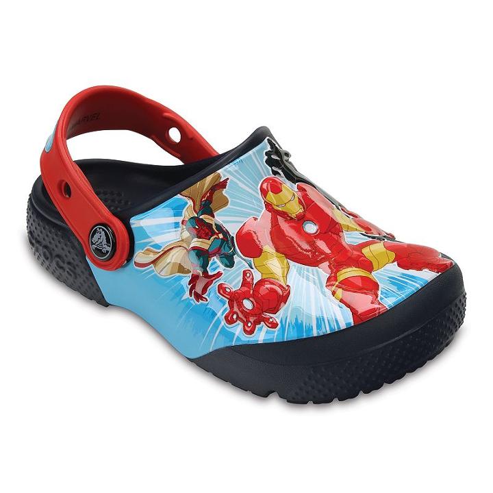 Crocs Marvel Avengers Kids Clogs, Boy's, Size: 2, Blue (navy)