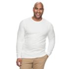 Big & Tall Urban Pipeline&reg; Maxflex Stretch Thermal Regular-fit Raglan Tee, Men's, Size: L Tall, White