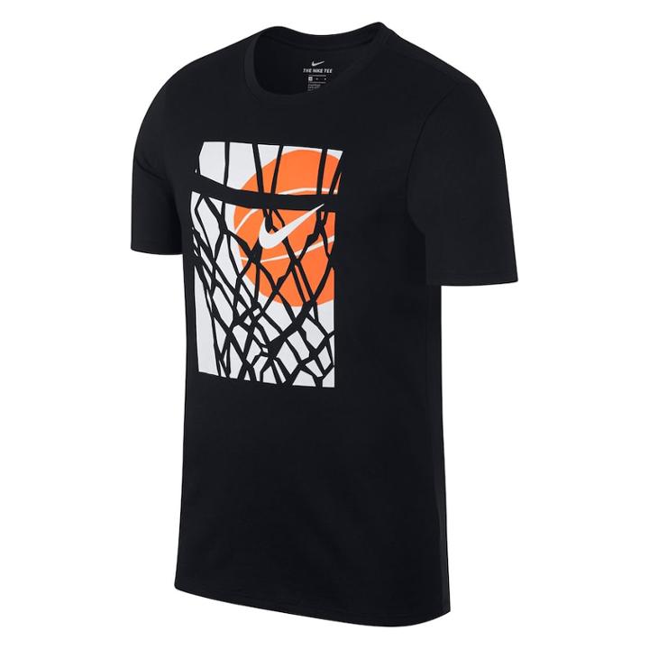 Men's Nike Dri-fit Swoosh Basketball Tee, Size: Medium, Grey (charcoal)