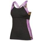 Women's Realtree Aero Support Camo Tank Top, Size: Medium, Purple Oth