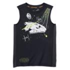 Boys 4-7x Star Wars A Collection For Kohl's Textured Mesh Tank Top By Jumping Beans&reg;, Boy's, Size: 4, Black
