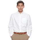Men's Croft & Barrow&reg; Classic-fit Easy-care Button-down Shirt, Size: Medium, White