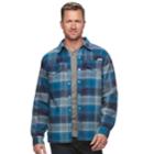 Men's Columbia Fireside Flame Ii Plaid Shirt Jacket, Size: Xl, Blue Other