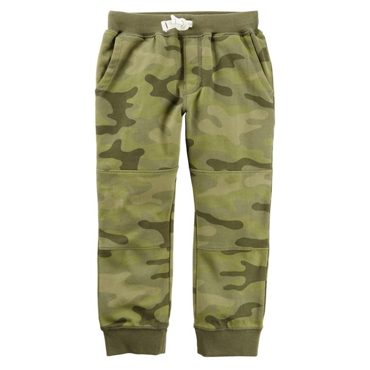Toddler Boy Carter's Camouflage Jogger Pants, Size: 5t, Green Print