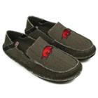 Men's Arkansas Razorbacks Cazulle Canvas Loafers, Size: 10, Grey