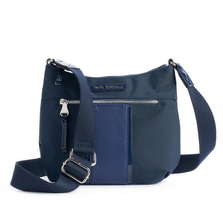 Dana Buchman Scoop Crossbody Bag, Women's, Blue (navy)