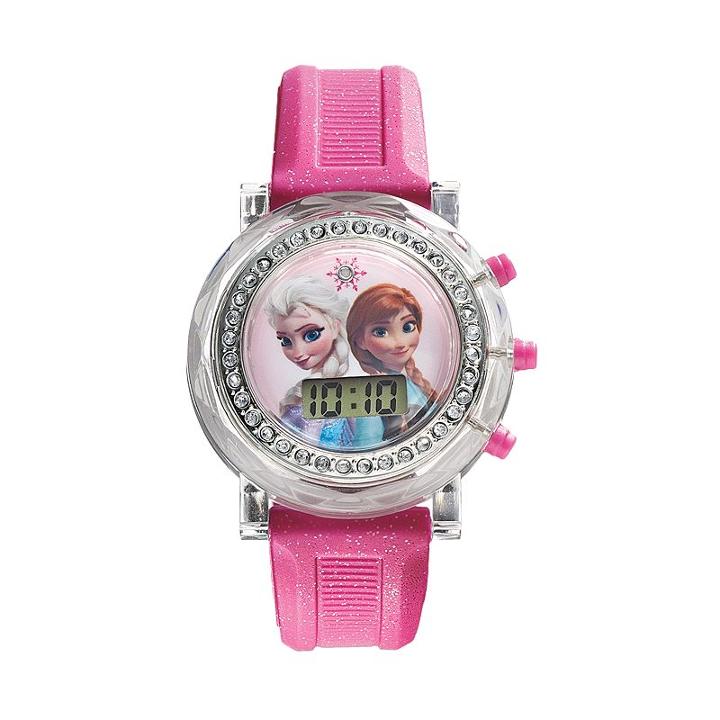 Disney's Frozen Kids' Anna And Elsa Digital Light-up Watch, Girl's, Pink