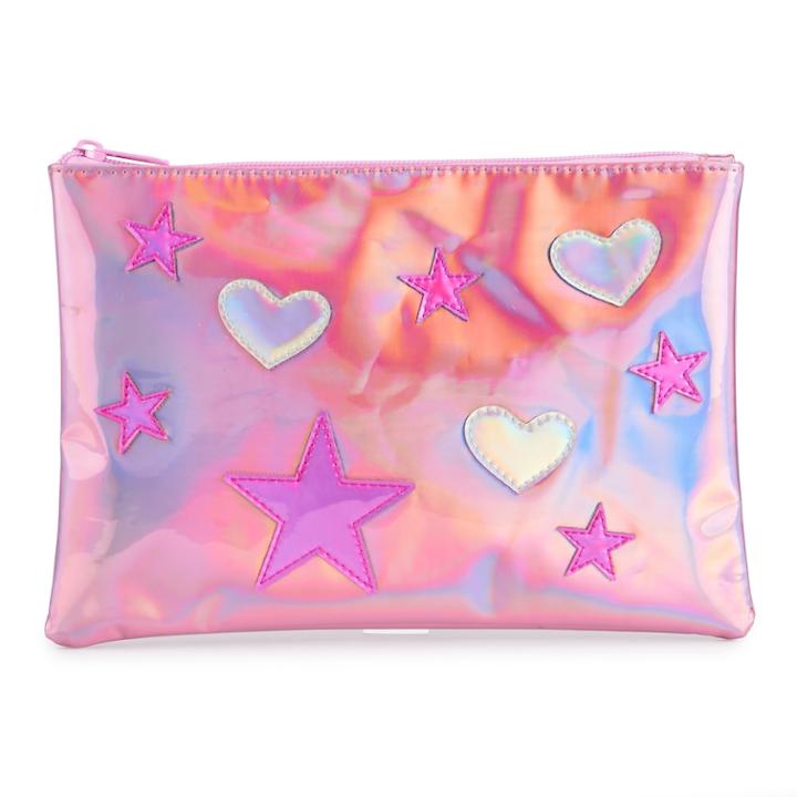 Glitter Pouch, Women's, Brt Purple