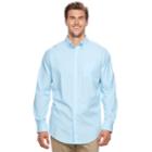 Big & Tall Croft & Barrow&reg; Classic-fit Stretch Woven Button-down Shirt, Men's, Size: 3xb, Brt Blue