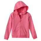 Girls 4-10 Jumping Beans&reg; Dot Zip Hoodie, Girl's, Size: 6x, Med Pink