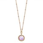Lc Lauren Conrad Birthstone Shaker Pendant Necklace, Women's, Purple