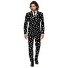 Men's Opposuits Slim-fit Starstruck Suit & Tie Set, Size: 46 - Regular, Grey (charcoal)