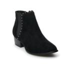 Lc Lauren Conrad Dear Women's Ankle Boots, Size: 9, Black