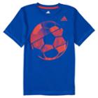 Boys 4-7x Adidas Hacked Sport Ball Graphic Tee, Size: 6, Blue (navy)