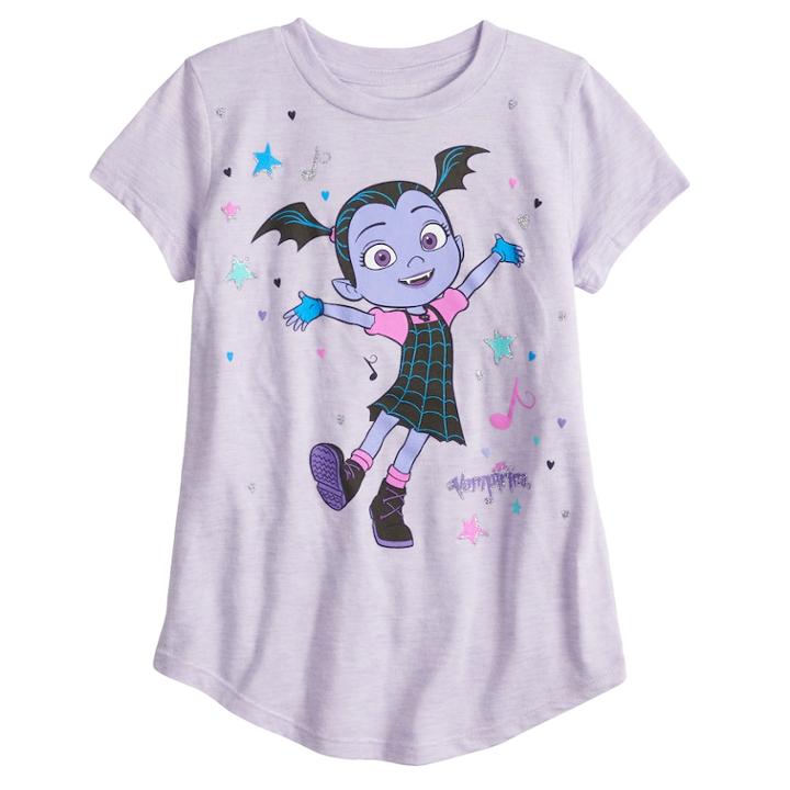Disney Junior Vampirina Girls 4-10 Graphic Tee By Jumping Beans&reg;, Size: 5, Turquoise/blue (turq/aqua)