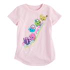 Girls 4-10 Jumping Beans&reg; Shopkins Miss Pressy, D'lish Donut & Handbag Harriet Rainbow Tee, Size: 6, Dark Pink