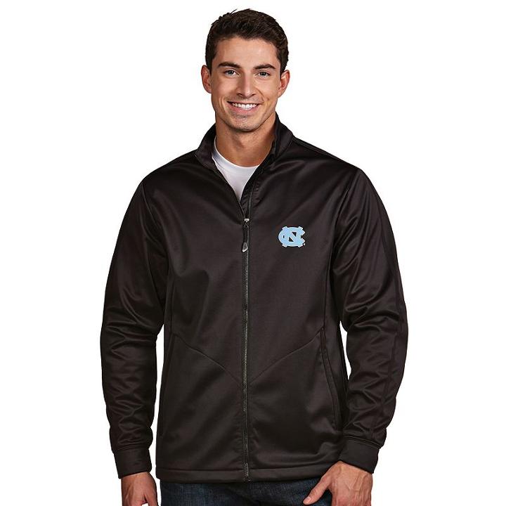 Men's Antigua North Carolina Tar Heels Waterproof Golf Jacket, Size: Xl, Black