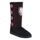 Women's Arkansas Razorbacks Button Boots, Size: Large, Black