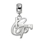 Insignia Collection Sterling Silver I Love My Cop Charm, Women's, Multicolor