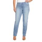 Plus Size Gloria Vanderbilt Amanda Classic Tapered Jeans, Women's, Size: 16 W, Light Blue