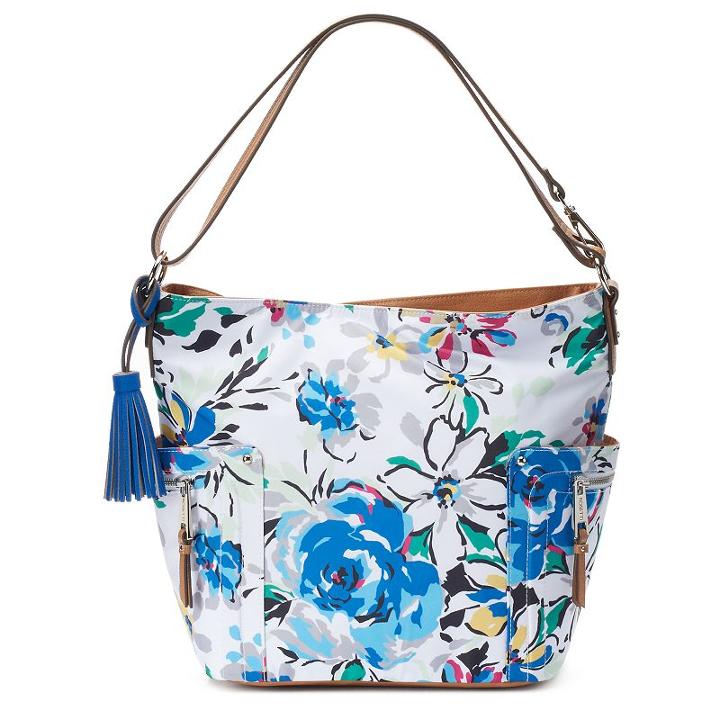 Rosetti Brye Floral Convertible Hobo, Women's, White Oth
