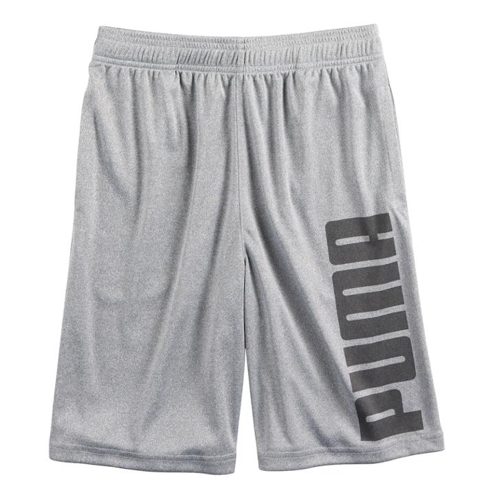 Boys 8-20 Puma Performance Shorts, Size: Medium, Grey
