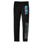 Disney's D-signed Descendants 2 Girls 7-16 Rebel Leggings, Size: Medium, Black