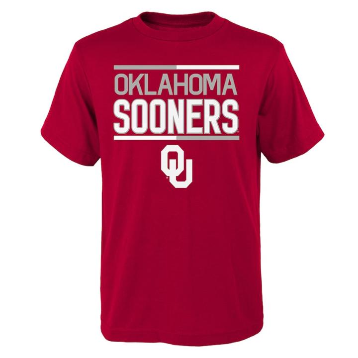 Boys 4-18 Oklahoma Sooners Density Tee, Size: 6-7, Dark Red