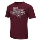 Men's Campus Heritage Texas A & M Aggies State Tee, Size: Xxl, Dark Red