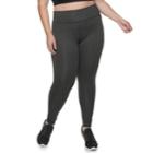 Plus Size Tek Gear&reg; Compression High Waisted Leggings, Women's, Size: 1xl, Dark Grey