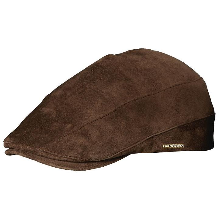 Stetson Suede Ivy Cap - Men, Size: Medium, Lt Brown