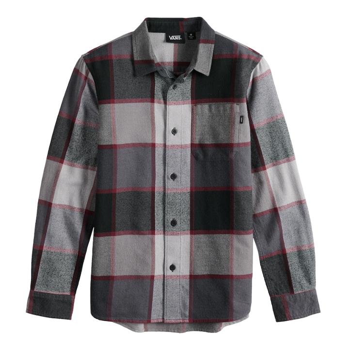 Boys 8-20 Vans Button-down Shirt, Size: Medium, Black