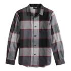 Boys 8-20 Vans Button-down Shirt, Size: Medium, Black
