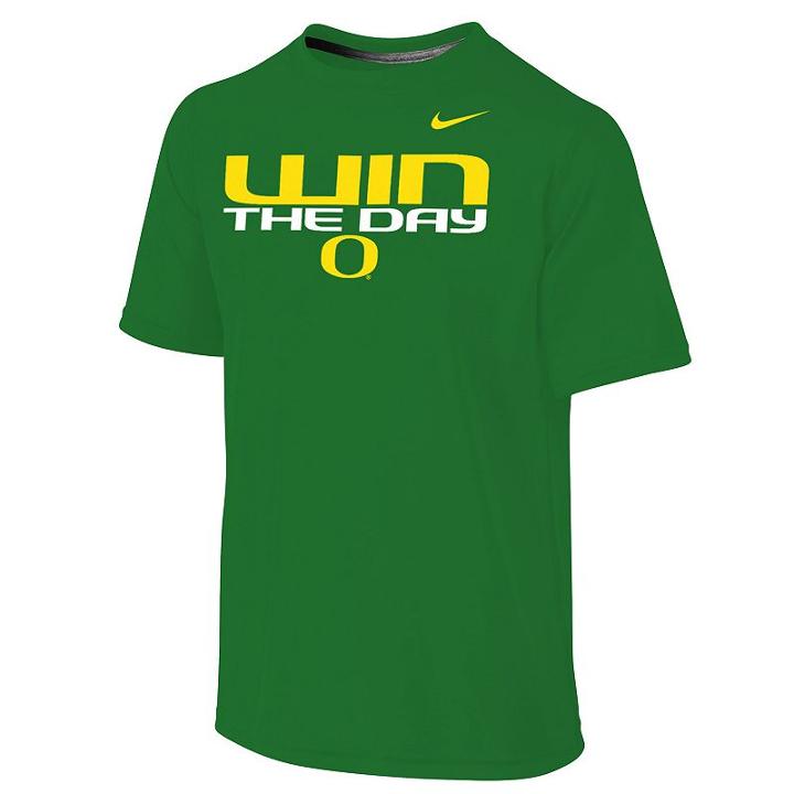 Boys 8-20 Nike Oregon Ducks Legend Authentic Dri-fit Tee, Boy's, Size: S(8), Med Green