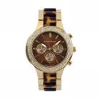 Journee Collection Women's Tortoise Shell Stainless Steel Watch, Brown